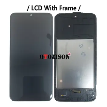 Super AMOLED M30 LCD Cu Rama Pentru Samsung Galaxy M30 M305 Ecran M305F M305FN M305M M305G Touch LCD Digitizer Asamblare