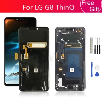 Ecran Pentru LG G8 Display LCD Touch Ecran Digitizor de Asamblare Pentru LG G8 ThinQ Cu Cadru LMG820QM7 G820UMB LMG820UM0 G820 LCD