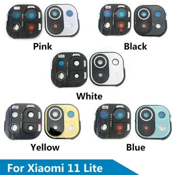 Spate Aparat De Fotografiat Lentilă De Sticlă Cu Cadru Pentru Xiaomi Mi 11 Lite / Poco F3 / Km 10 Lite Reparatie Telefon Mobil