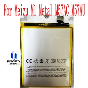 De Brand nou de înaltă calitate 3100mAh BT42M Baterie Pentru Meizu M1 Metal M57AC M57AU Telefon Mobil