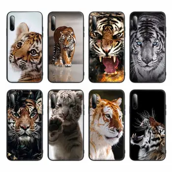 Tigru Animal Cazul în care Telefonul Pentru Huawei Y9 Y7 Y5 Y6 Prim-2019 Y9s Mate 30 20 10 Lite 40 Pro Nova 5t Capac de Silicon