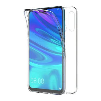 Dual-sided gel TPU silicon caz + PC protectie 360 ° ultra subțire caz greu pentru Huawei P Inteligente 2019 (4G) 6.21