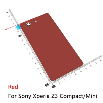 Capac spate Carcasa Pentru Sony Xperia Z3 L55T L55U Z3 Compact mini D5803 D5833 M55W Piese de schimb Baterie Ușa din Spate Caz Acoperire