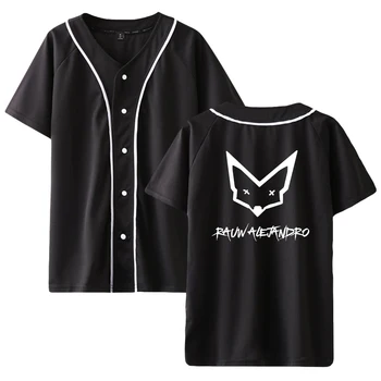 Rauw Alejandro Baseball tricouri Unisex Vara cu Maneci Scurte Moda T-shirt Femei Barbati Casual Streetwear Haine