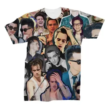 Brendon Urie Colaj T-Shirt Panică La Disco Harajuku Faimosul Brand T Camasa