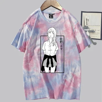 Tie Dye Shirt Barbati Anime Tricou Tokyo Răzbunătorul Maneca Scurta Unisex