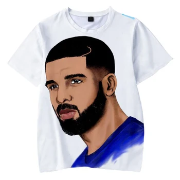 Rapper-ul Drake 3D de Imprimare T-shirt pentru Barbati, Femei, Adolescenti Casual Streetwear Amuzant Tricouri Unisex Haine