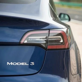 Litere 3D Model 3 Masina din Spate Portbagaj Logo ABS Autocolant Pentru Tesla Model 3 Logo Emblema, Insigna de Styling Autocolante