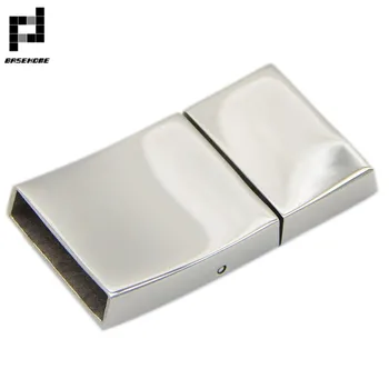 BASEHOME din Oțel Inoxidabil Cleme Magnetice Metalice Conector se Potrivesc 8x3/10x3/15x3mm tv cu Snur de Piele Bratari Constatările Bijuterii DIY