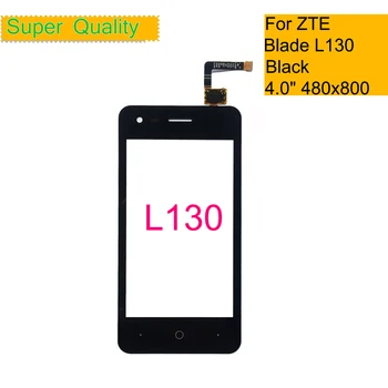 10buc/Lot Pentru ZTE Blade L130 Ecran Tactil Digitizer Fața Exterioară a Sticlei Senzor L130 Panou Tactil LCD Lentile de Sticlă de Înlocuire
