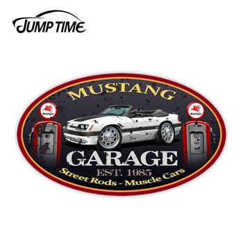 JumpTime 13cm x8.3cm Pentru 1985 Ford Mustang GT5.0 Convertibile Garaj Semn Decal Laptop Depozitare Bara De Protecție Rezistent La Apa Accesorii Auto