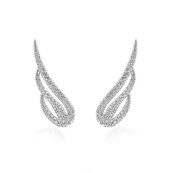 2022 Moda Noua Aripă de Înger argint culoare coreean Cercei pentru Femei Partid Cadou Bijuterii en-Gros E6785