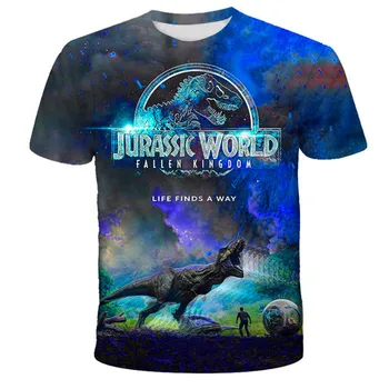 Copii T-Shirt pentru Copii Fată Băiat Fete Copii Copil Dinozaur Tricouri copil Copil Copil Jurassic Park Topuri Haine Tees