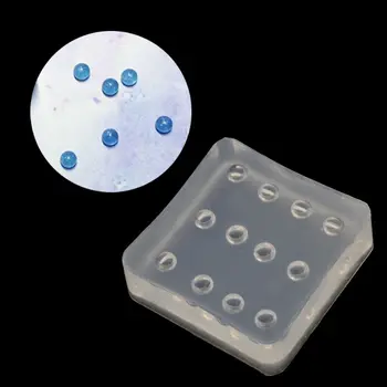 Silicon Transparent Mini 4mm Rotund Margele Opal Mucegai Rășină Epoxidică Bijuterii Instrumente