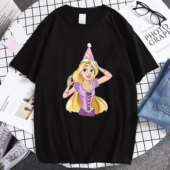 Printesa Punk Ariel Tricou Princess Kawaii Harajuku Femei Ullzang Bărbați T-shirt Grunge Estetice Grafic Tricou 90 de Moda Topuri