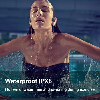 TWS Conducție Osoasă Căști fără Fir Bluetooth rezistent la apa IPX8 Confortabil de Uzură Deschide Cârlig Ureche Nu In-ear Căști Sport