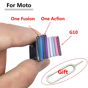 50Pcs/Lot, slot pentru Card Sim tray Holder reparații parte Pentru Moto E6 Juca păstrăm e6 G10 O Acțiune O Fuziune Macro