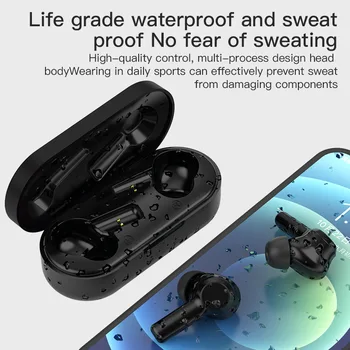 W20 TWS Bluetooth Căști Auriculare Touch Control Wireless compatibil Bluetooth Stereo Căști Cu anulare a Zgomotului Microfon