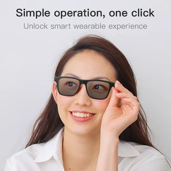 Smart wireless bluetooth 5.0 căști de muzică în aer liber ochelari ochelari de soare de conducere căști sport căști built-in difuzor