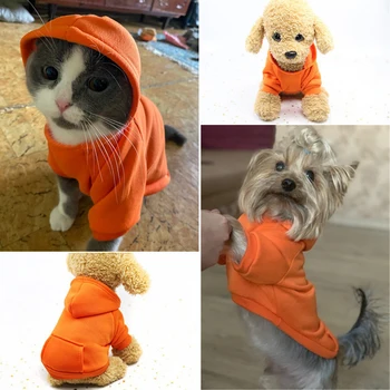 Câinele Hanorace Haine pentru Câini de talie Mică Îmbrăcăminte pentru animale de Companie Cățeluș Cat Sweatershirt Haina de Bumbac Chihuahua Catelus Costum Jachete