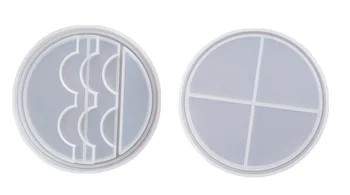 DIY UV Rășină Mucegai Sugarcraft Geană Cutie de Depozitare Pătrat Rotund în Formă de Silicon Matrite Bijuterii Accesorii Bijuterii