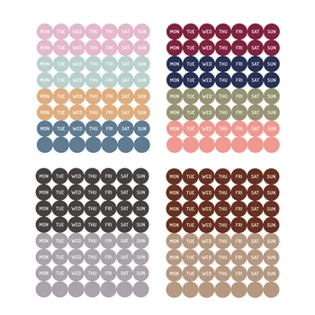 Retro Morandi Color de etichete autocolante de Notebook-uri și Jurnale Săptămânale Autocolante Decorative Săptămâni Planificator Index Autocolant de Papetărie