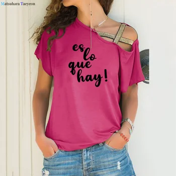 Aceasta este ceea Ce Este Graphic T-shirt Femei Top Casual de Vara Haine Amuzant Limba spaniolă de Imprimare Tricou Topuri Camiseta Mujer
