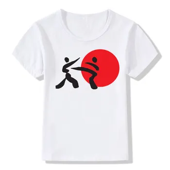 Copii Băieți Fete Karate LOVITURA de MMA SHOTOKAN Moda tricou Copii Kanji Casual de Vara Topuri Haine pentru Copii,ooo650