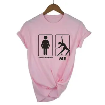 Moda Polul Dansatori Prietena Ta Femeie Tricouri De Vara Cu Maneci Scurte Tee Cămașă Femme Camasa Casual Plus Dimensiune T-Shirt Femei Topuri