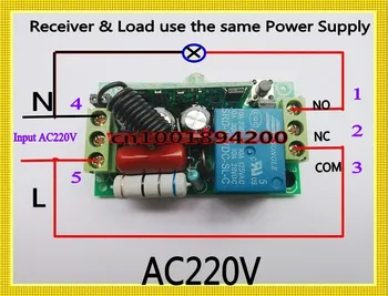 AC220V de Lumină Lampă cu LED-uri de Control de la Distanță PE Sistemul de 86 de Perete Panoul de Control de la Distanță Transmițător fără Cabluri Cod de Învățare 315mhz