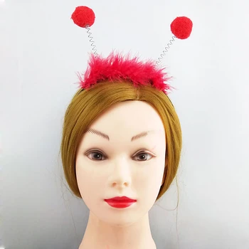 Behogar 2 buc Cute Albine Gărgăriță Stil Bentita articole pentru acoperirea capului Antena de Banda de Păr Cercuri pentru Copii Costum pentru Petrecerea de Halloween Accesorii
