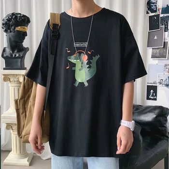 În 2020, Oameni De Carton Imprimate Tricouri Barbati Moda O-Gât Harajuku Tricouri De Sex Masculin Streetwear Bumbac Tricou Haine De Vara