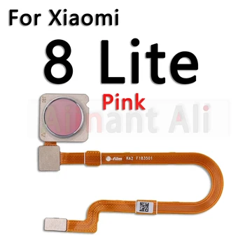 Original Acasă Buton Înapoi Touch ID Scanner de Amprente Senzor Flex Cablu Panglică Pentru Xiaomi Mi 8 8SE 8Lite Lite SE