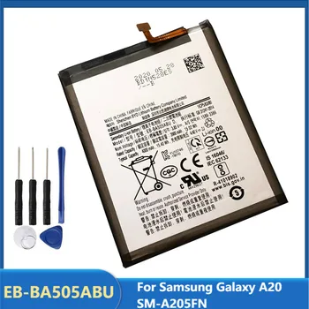 Telefon Original, Baterie EB-BA505ABU Pentru Samsung Galaxy A20 SM-A205FN Înlocuire Acumulator 4000mAh Cu Instrumente Gratuite