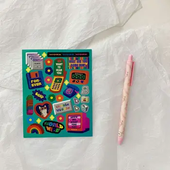 Ins Urs Drăguț Autocolante Decor Scrapbooking Stick Eticheta Jurnal Album Foto Autocolante Kawaii Papetărie, Jucării Pentru Copii Autocolante Cadou
