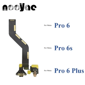 Pentru Meizu Pro 6 6S Plus de Tip C USB Încărcător Dock de Încărcare Port Mufă Jack pentru Căști Cablu Flex microfon Microfon Bord