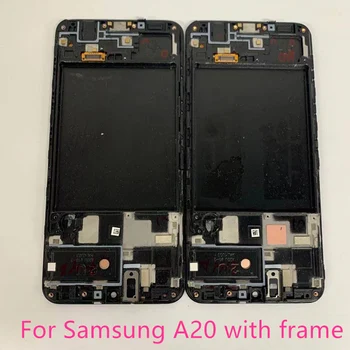 Original Folosit Display Pentru Samsung Galaxy A20 A20U A20U A20 Display LCD Touch Screen Digitizer Lcd A20U