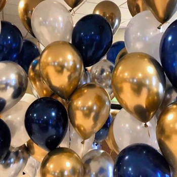 12pcs 5/10/12 țoli Metal Pearl Baloane Latex Crom Lucios Culori Metalice Balon Globos de Aur Petrecerea de Ziua Evenimentului Decor