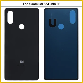Nou Pentru Xiaomi Mi 8 SE Sticlă Capacul Bateriei Ușa din Spate Locuințe Caz Pentru Xiaomi Mi8 SE Capacul din Spate Panou Adeziv Replac