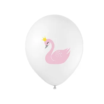 12 Inch Coroana Swan Latex Imprimare Globos De Nunta De Decorare Ziua De Nastere Colorate, Confetti Balon Pentru Copii Duș
