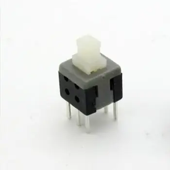10BUC 5.8x5.8mm 6 Pini DIP de Auto-Blocare ON/OFF, blocare Comutator apăsați Comutatorul de Alimentare-Cheie Comutator Buton