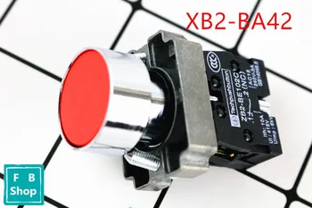 1buc Înaltă Calitate XB2-BA42 auto-resetarea 22mm moment plat comutator buton