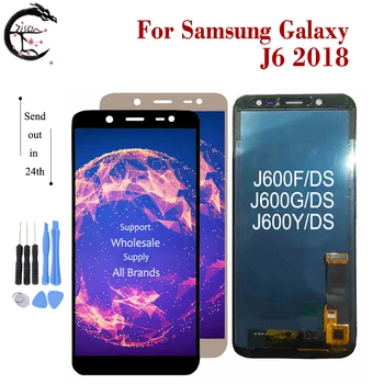 LCD Pentru Samsung Galaxy J4+ J415F LCD J6+ J610FN Display J4 J400 J6 J600 2018 Touch Screen Digitizer Asamblare J4 J6Plus LCD Test
