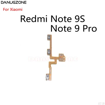 50PCS/Lot Pentru Xiaomi Redmi Nota 9 / Nota 9 Pro Power Buton Volum, Buton Mute On / Off Cablu Flex