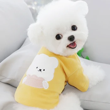 Toamna pulover câine haine Teddy Bichon Hiromi Schnauzer pisica VIP pui de animale de companie mici haine de câine