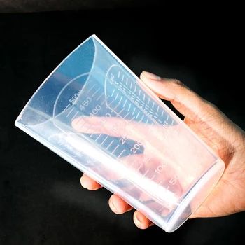 Triunghi Cupe de Măsurare Mucegai Silicon Durabil BPA-Free Rășină de Amestecare Cupe pentru Epoxidică Face DIY Meșteșug Laboratoarele de Bucătărie
