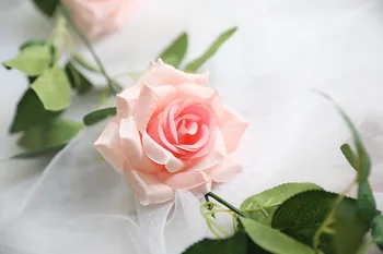 Mătase Artificială A Crescut De Viță-De-Vie Din Plastic Tulpini Decorative Petrecere De Nunta Flori De Trandafir,Artificial, Fals Trandafiri Flori De Rattan Decor Acasă