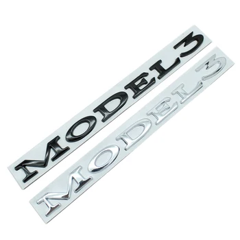 3D Autocolante ABS Partea Portbagaj Emblema, Insigna Decal Logo-ul DUAL MOTOR Spacex PUTERE LOGO-ul Plăcuța de identificare Pentru Tesla Model 3 X Y S
