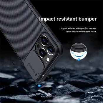 Pentru iPhone 13 Pro Max / iPhone 13 Mini NILLKIN CamShield Pro Magnetice Caz de Protecție Camera Glisați Capacul din Spate Coajă