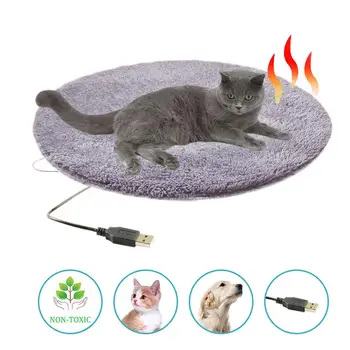 Pet Electric Mat de Câine Încălzit Pad USB Tampon de Încălzire Pentru Animale de companie Cald Cat Pătură de Iarnă Căldură Pat Pet Pad Cald Cald Iepuri Mat